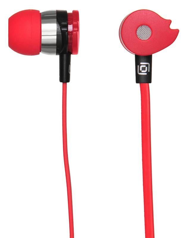 Гарнитура вкладыши HS-S-210 1.2м красн. проводн. в ушной раковине (D1) ОКЛИК 374400