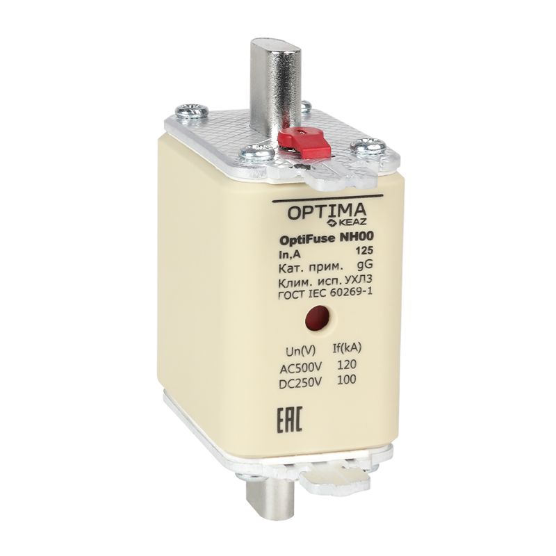 Вставка плавкая OptiFuse NH00-100-gG-УХЛ3 КЭАЗ 374935
