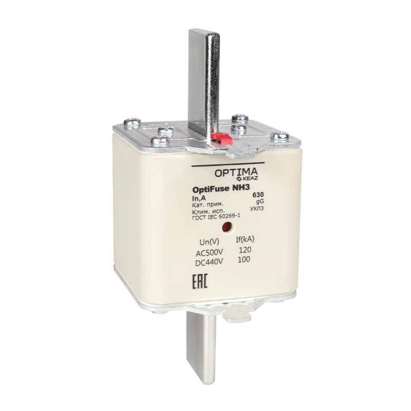 Вставка плавкая OptiFuse NH3-500-gG-УХЛ3 КЭАЗ 374959