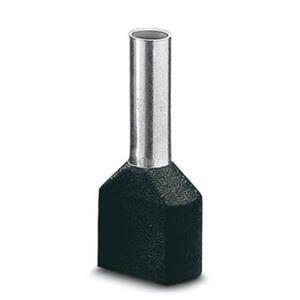 Наконечник кабельный AI-TWIN 2х1.5-8 BK (уп.100шт) Phoenix Contact 3200823