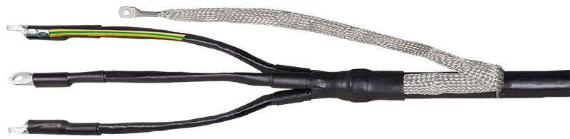 Муфта концевая ПКВ(Н)тпбэ 3х35/50 с болт. наконечн.; ППД ПВХ/СПЭ изоляция 1кВ IEK UZM-XLBK1-NVN3-3550SZ