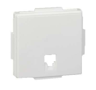 Накладка розетки телеф. Simon27 Scudo бел. 2705062-030