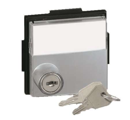 Крышка для розетки с ключом TOP IMPACT Simon27 Scudo алюм. 2705091-033