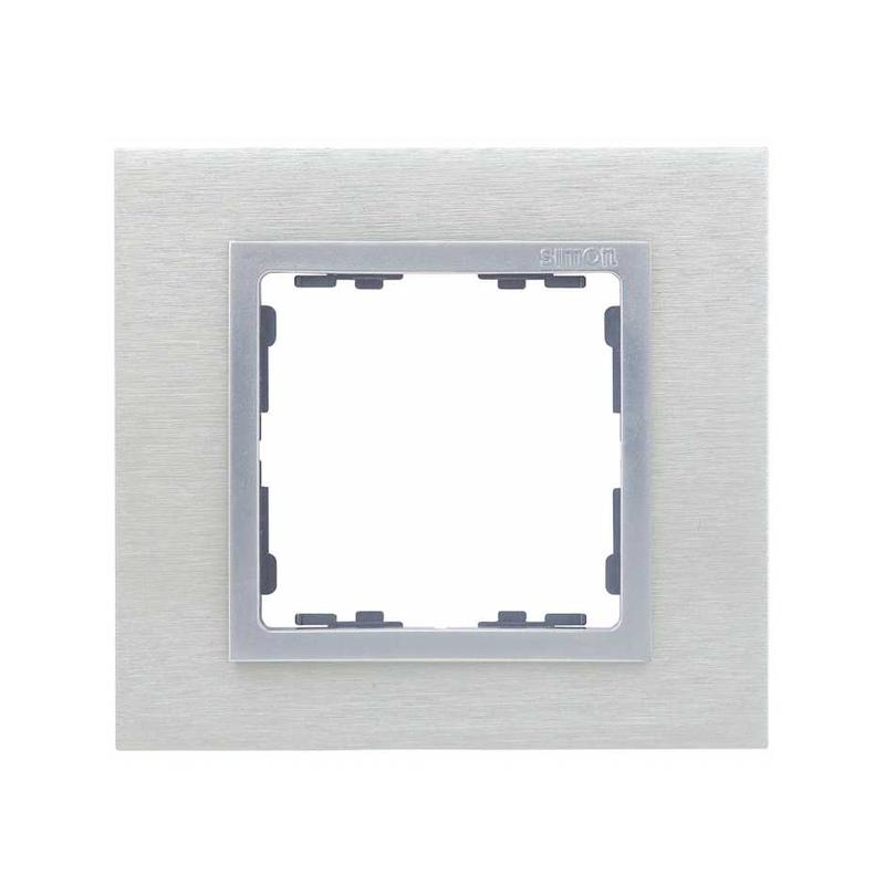 Рамка 1-м Simon82 Nature матов. сталь/алюм. (метал.) Simon 82917-34