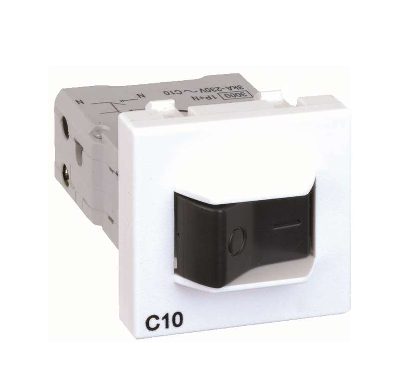 Выключатель автоматический 10А K45 термомагнит. расцеп. 45х45мм алюм. Simon K106A-8