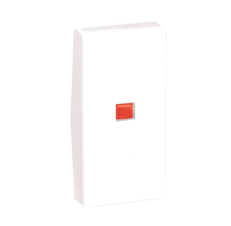 Клавиша узкая с индикатором для выкл. К302 22.5х45мм графит Simon Connect K115-14