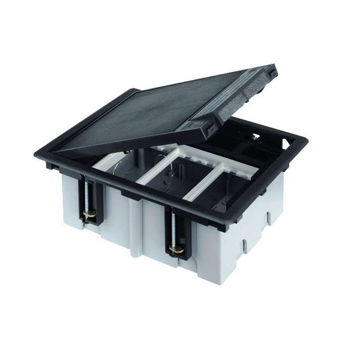 Люк на 1 CIMA-модуль (2-мод. 45х45мм) глубина 90-120мм посадка 170х115мм max 400кг сер. Simon Connect SF110-1