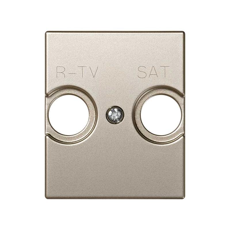 Накладка розетки 75466; 75467; 75468-69 Simon82 Centralizations шампань 82097-54