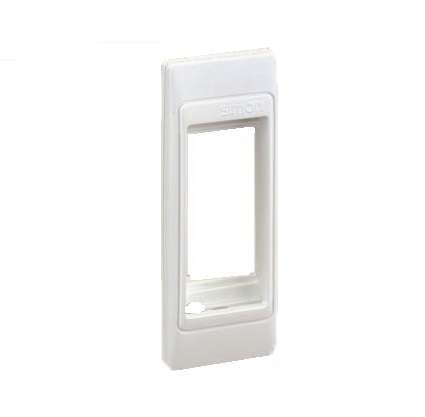 Рамка 1мод. Simon82 Centralizations узкая с суппортом для скрытого монтажа графит Simon 82615-68