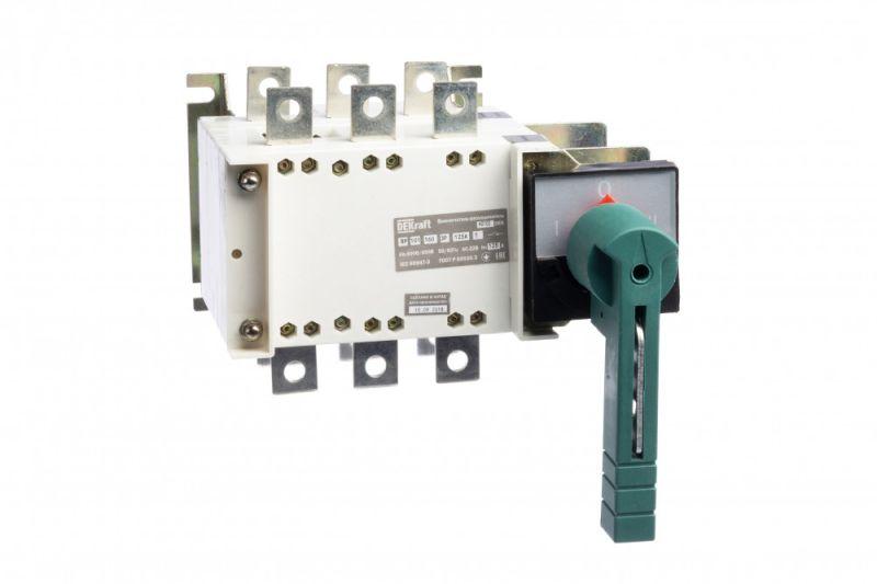 Выключатель-разъединитель 3п 250А ВР-101 два направления тандем DEKraft 40105DEK