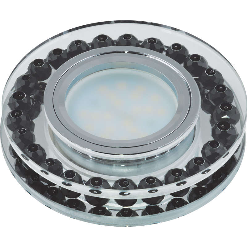 Светильник DLS-P102 "Peonia" CHROME/BLACK GU5.3 Fametto 09987