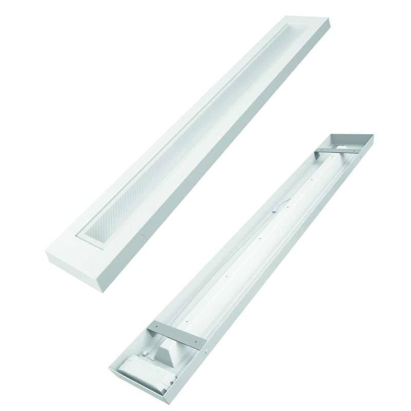 Светильник светодиодный NL Nova120-N-P 40Вт 5000К IP54 4852лм 230В накладной рассеив. призма бел. ЛАДзавод NLNova120NP54