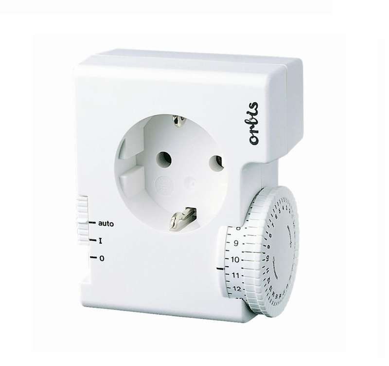 Таймер бытовой суточный CONTROL D T15 шаг 15мин Orbis OB161533