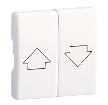 Клавиша двойная для 75332-; 75331-39 бел. Simon 27028-35