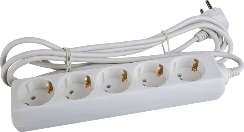 Удлинитель 5х3м с заземл. 10А IP20 71 555 NPE-S-05-300-E-3х0.75 3х0.75 Navigator 71555