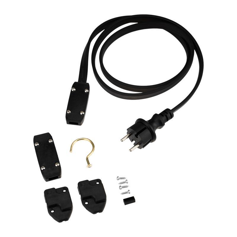 Комплект для подключения (шнур пит. 1.5м с вилкой коннектор) для гирлянды Belt-light 2Вт 220В IP44 NEON-NIGHT 331-003