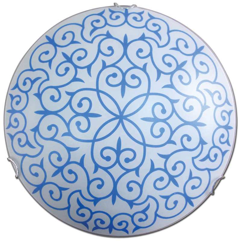 Светильник НПБ 01-2х60-139 М16 "Восточный стиль" 300 60Вт E27 IP20 матов. син./клипсы хром (инд. упак.) Элетех 1005205112