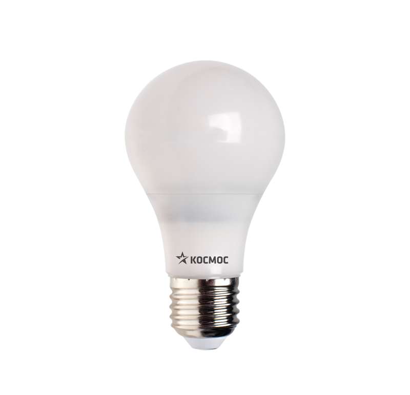 Лампа светодиодная A60 14Вт 4500К E27 220В КОСМОС Lksm_LED14wA60E2745