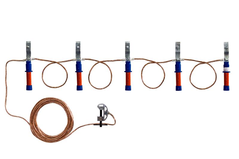 Заземление переносное ЗПЛ-1 Д 70кв.мм винтовой зажим Антиток Д413621