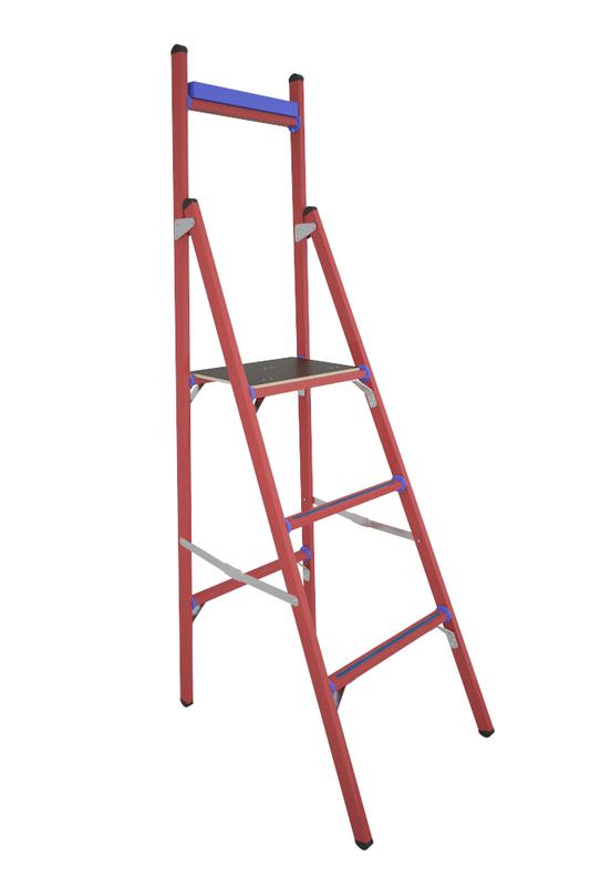 Стремянка диэлектрическая СВД-1.0 с вертикальной опорой стеклопластик. Антиток Д413738