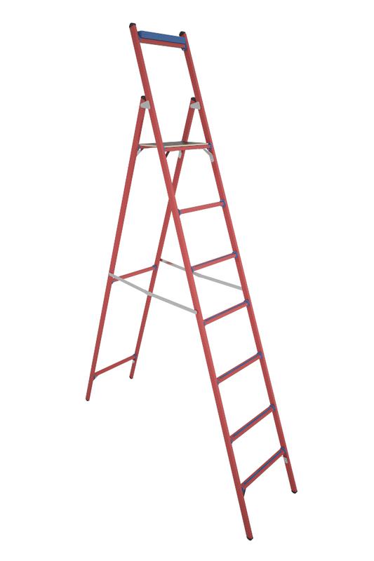 Стремянка диэлектрическая ССД-1.8 Т с симметричной опорой стеклопластик. Антиток Д413783