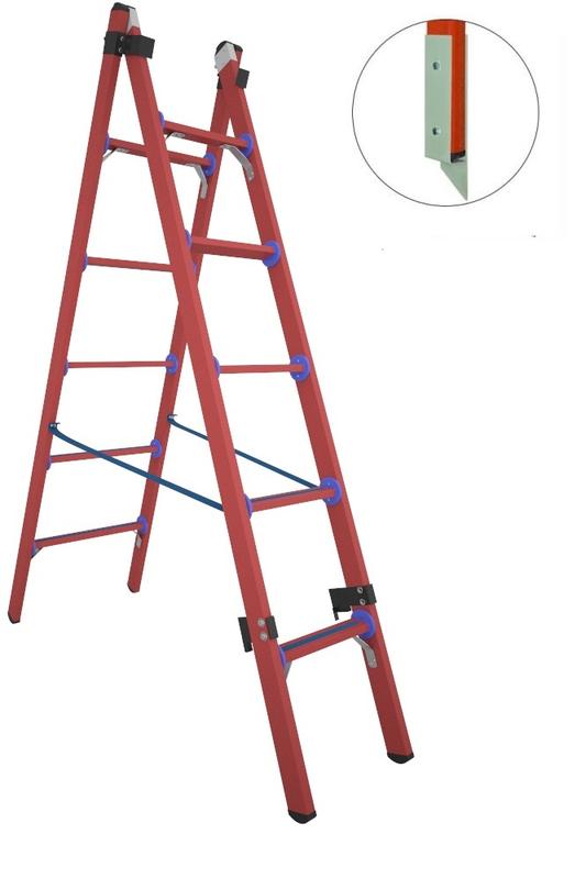 Лестница-стремянка диэлектрическая ССД-У 2х5 Мг универс. двухсекционная Антиток Д413797