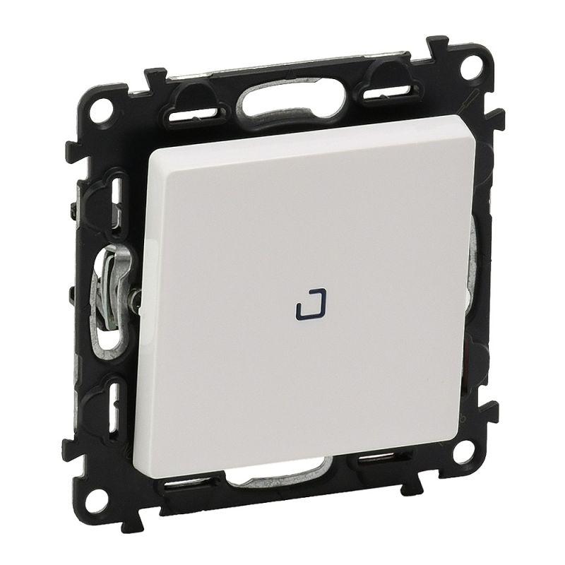 Переключатель перекрестный 1-кл. СП Valena Life 10А IP20 250В 10AX с подсветкой с лицев. панелью винтов. зажимы механизм бел. Leg 752448