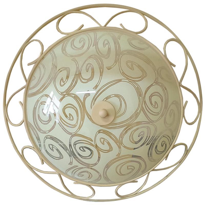 Светильник НПБ 01-3х60-161 "Фурия" 500 матов. шампань/корпус "Орнамент" беж. (инд. упак.) Элетех 1005205860