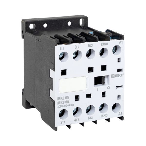Мини-контактор МКЭ 6А кат. 400В AC 1НО PROxima EKF Mctr-s-6-400