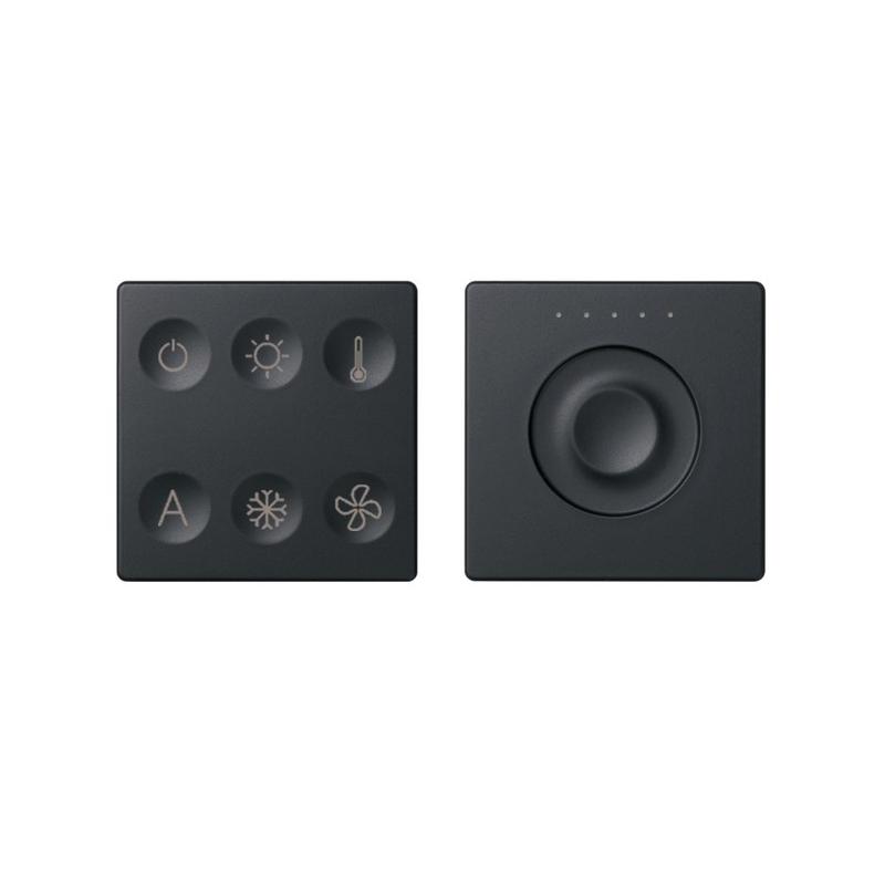 Комплект выключателя 6-кл. сенсорн. + регулятор Т1 LON; RJ12 графит Simon82 Sense 8000673-038