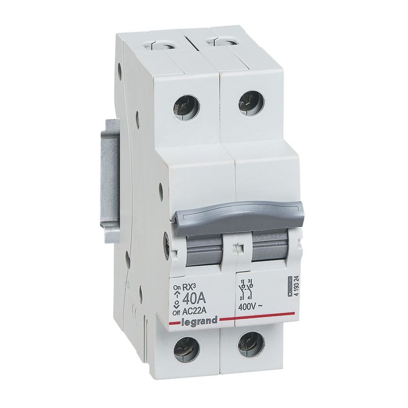 Выключатель-разъединитель 2п 40А RX3 ИЭК Leg 419324