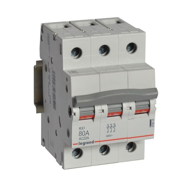 Выключатель-разъединитель 3п 80А RX3 ИЭК Leg 419414