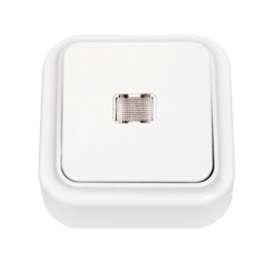 Выключатель 1-кл. ОП 6А IP20 с подсветкой бел. Bylectrica А1 10-214