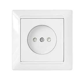 Розетка 1-м СП 16А IP20 с заземл. защ. шторки бел. Bylectrica РС16-316