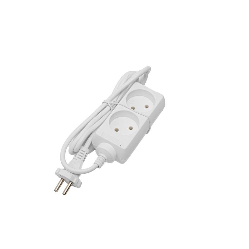 Удлинитель 2х3м без заземл. 10А IP20 S 2х3 2.2кВт Volsten 9297