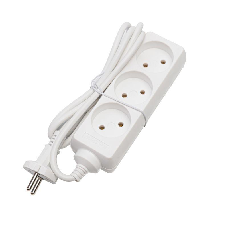 Удлинитель 3х1.5м без заземл. 10А IP20 S 3х1.5 2.2кВт Volsten 9299