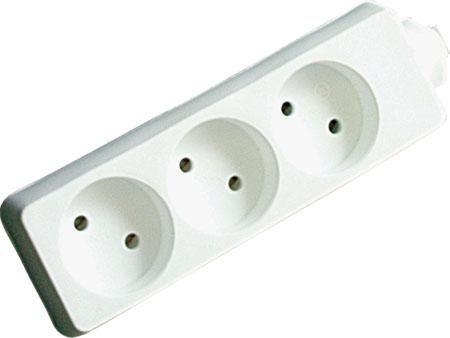 Удлинитель 3х3м без заземл. 10А IP20 S 3х3 2.2кВт Volsten 9301