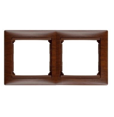 Рамка 2-м Valena горизонт. тонир. дерево (блист.) IEK 694363