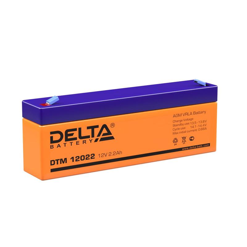 Аккумулятор UPS 12В 2.2А.ч DTM 12022 Delta 4614010050001