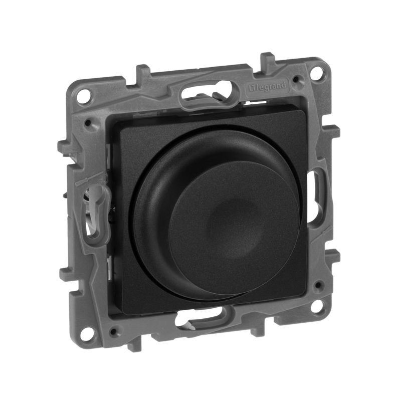 Механизм светорегулятора поворотного СП Etika 300Вт без нейтрали антрацит IEK 672619