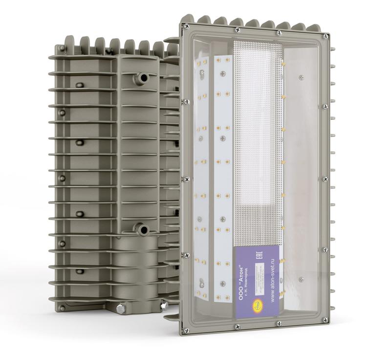 Светильник светодиодный АТ-ДКУ-11/92-220VAC-IP67-EX "Street" 90Вт 5000К IP67 10500лм АТОН АТДКУ1192220VACIP67EX