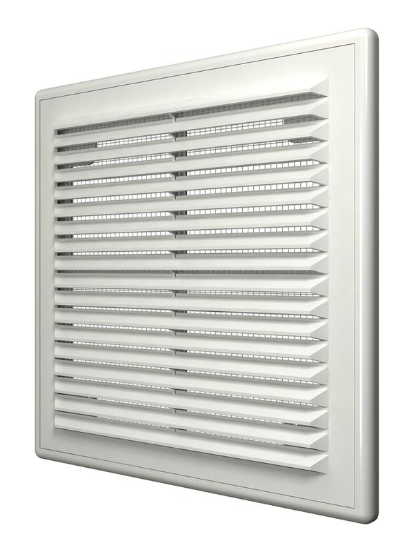 Решетка вентиляционная вытяжная 185х255 бел. ERA 1825Р