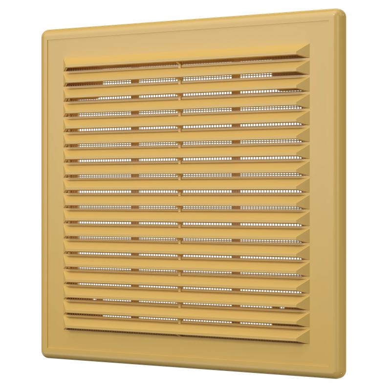 Решетка вентиляционная вытяжная 209х209 беж. ERA 2121Р беж