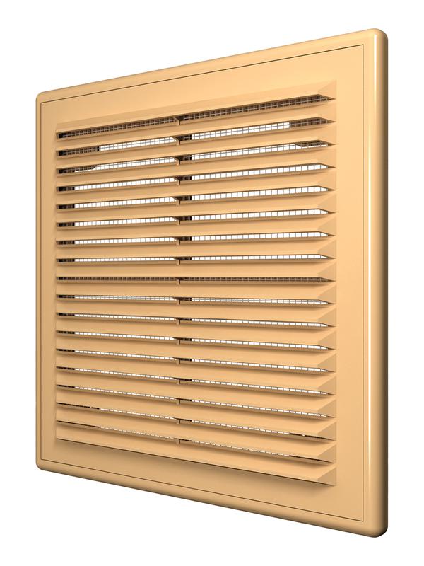 Решетка вентиляционная вытяжная 185х255 беж. ERA 1825Р беж