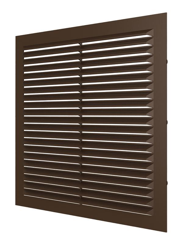 Решетка вентиляционная вытяжная 171х241 корич. ERA 1724С кор
