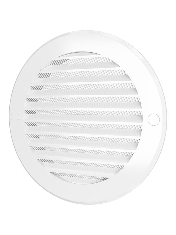 Решетка вентиляционная вытяжная сетка фланец 100х136мм бел. ERA 10РКС