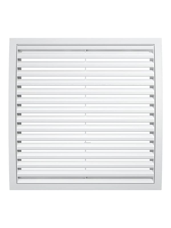 Решетка вентиляционная вытяжная 350х350 бел. ERA 3535РР