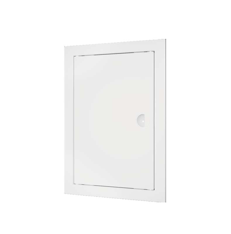 Люк-дверца ревизионная 168х218мм фланец 146х196мм с ручкой АБС бел. EVECS Л1520Р