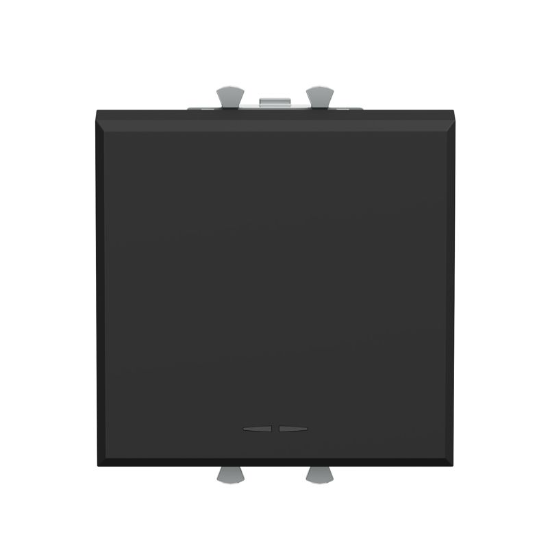 Выключатель модульный 1-кл. 2мод. Avanti "Черный матовый" DKC 4412102