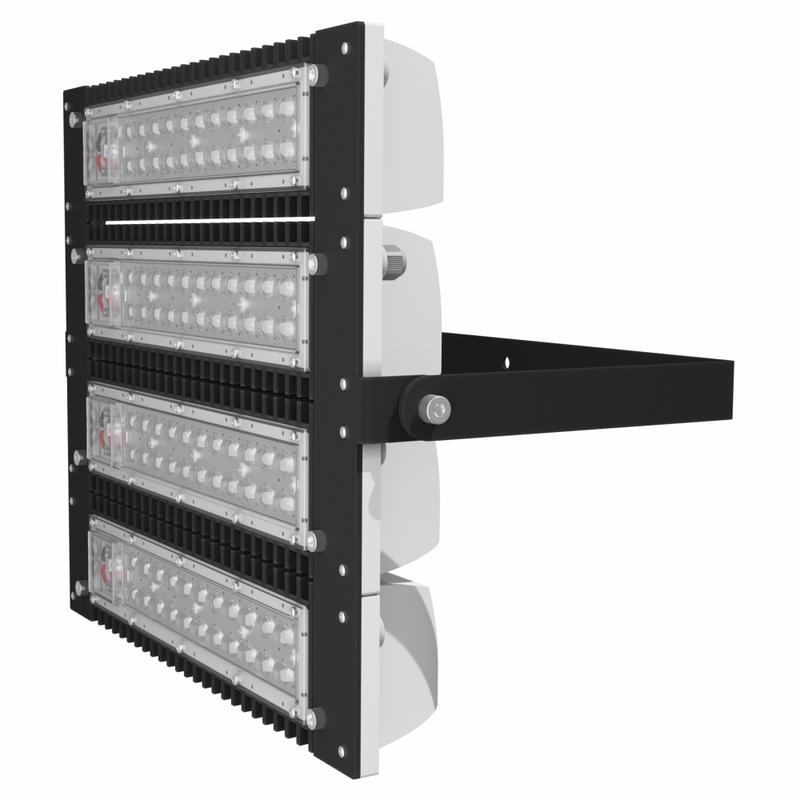 Светильник светодиодный LAD LED R500-4-W-6-220L IP67 30380лм 5000К 220Вт 100-305В КСС типа "Ш" крепление на лире бел. ЛАДзавод LADLED4W6220L